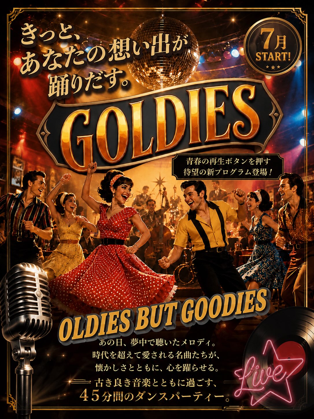 みなさんこんにちは‼️
ホリデイスポーツクラブ三河安城店です‼️
⁡
⁡
⁡
7月から導入‼️
「GOLDIES」
⁡
皆様はもうご参加されましたか？
⁡
🗓開催日
土曜日  14:35~  カム
