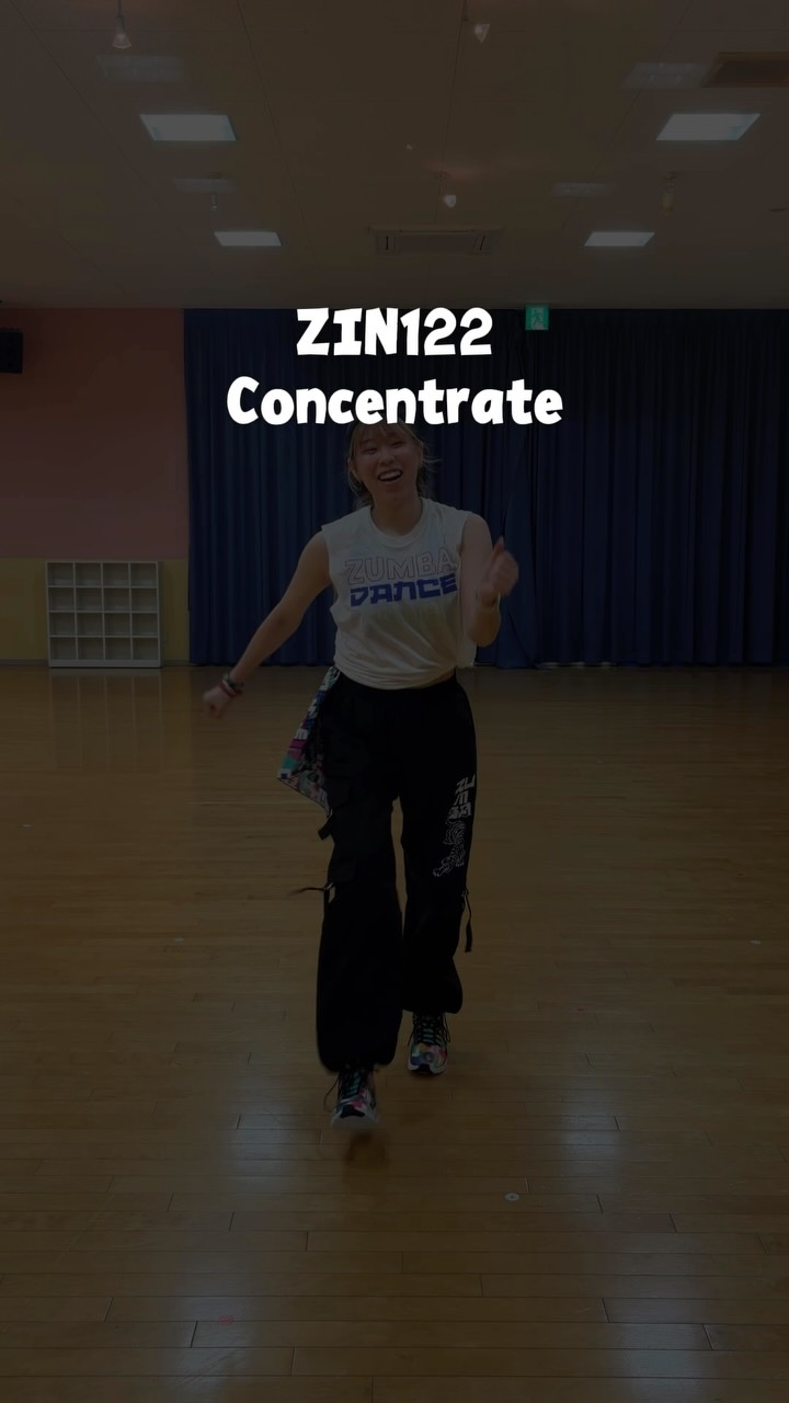 .
🎶ZIN112　Concentrate
⁡
ZUMBAは世界中の音楽を使って楽しむダンスフィットネスプログラムです✨️
正解がなく、自分の思い描くように楽しんで踊って頂けます💭ぜひご参加くださ