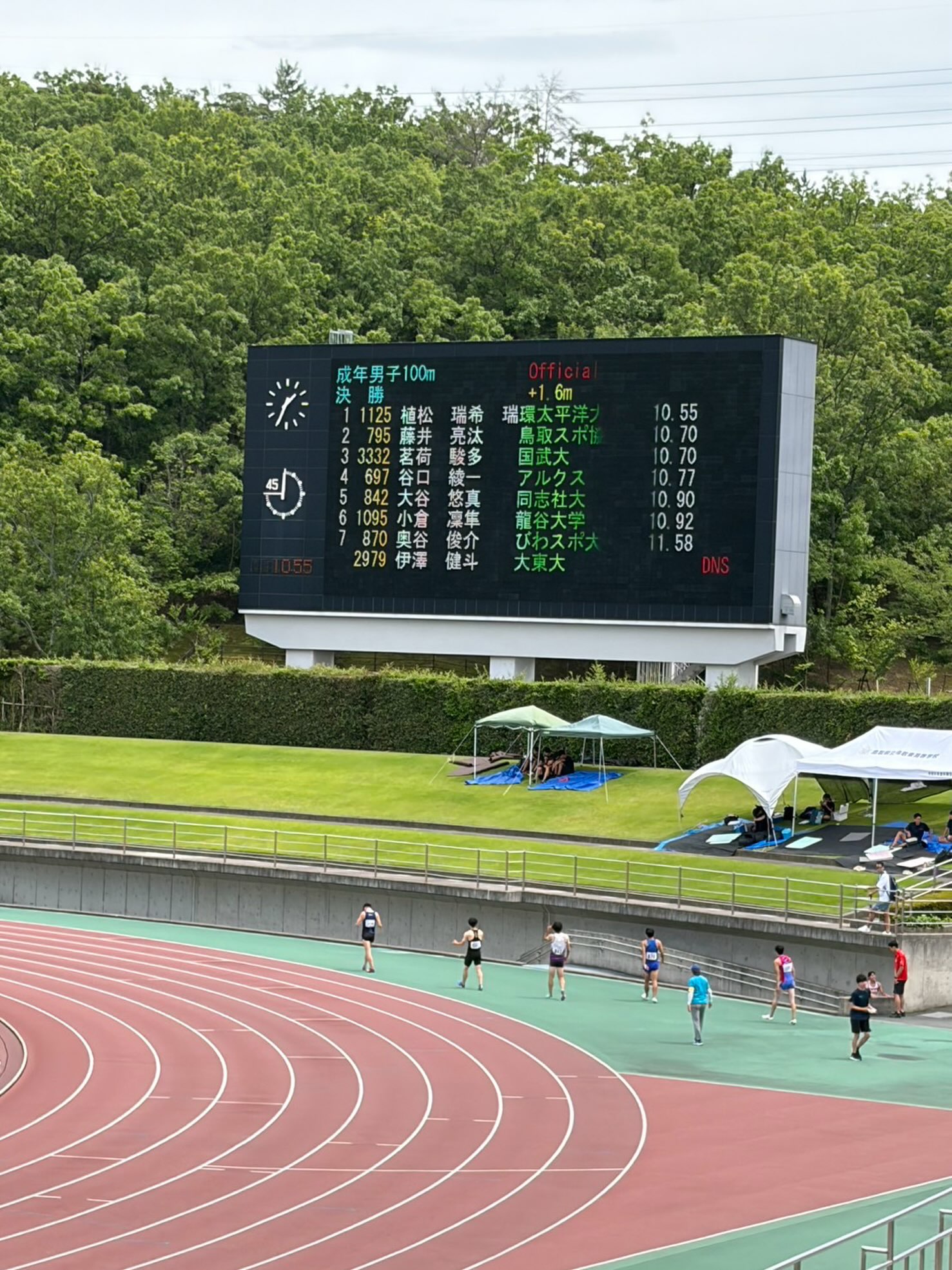 3年目社員谷口が
7月12日に行われた鳥取県国民スポーツ大会選手最終選考会にて、100m10.77でベストタイムを更新いたしました！🫪

以前の記録は10.79で大学4年時に出した記録でしたので約3