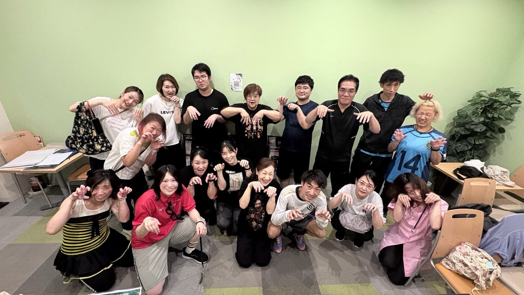 👻ホラーナイト👻

9月23日(水)にホラーナイトを行いました！

謎解きから筋トレ、ダンス、有酸素運動まで、、
お疲れ様でした😌

ご参加ありがとうございました！！

#ホリデイスポーツクラブ
