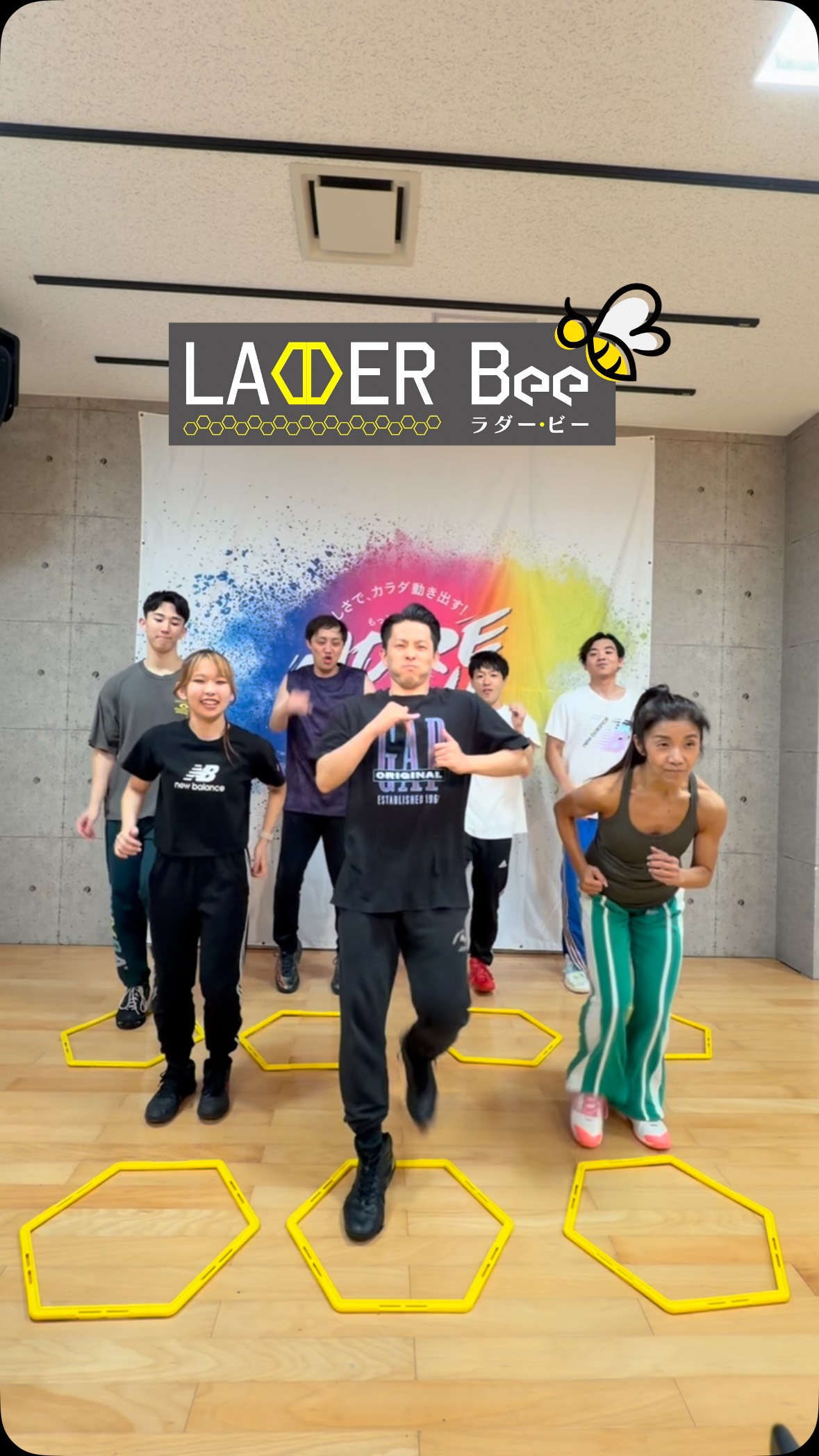 #ホリデイスポーツクラブ 
#ダンス 
#ラダーbee🐝 
#スタジオ 
#フィットネス