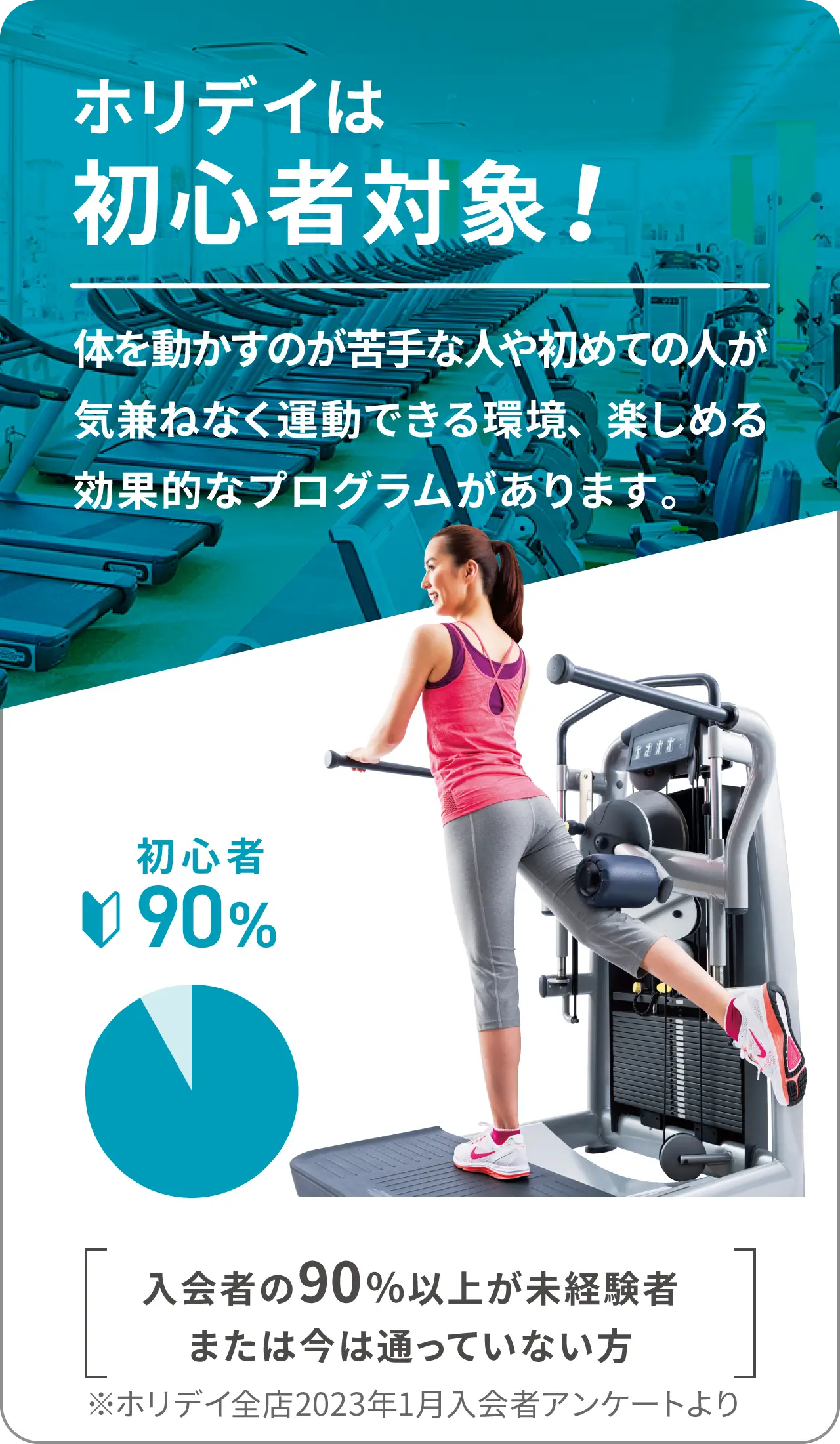 ホリデイは初心者対象！